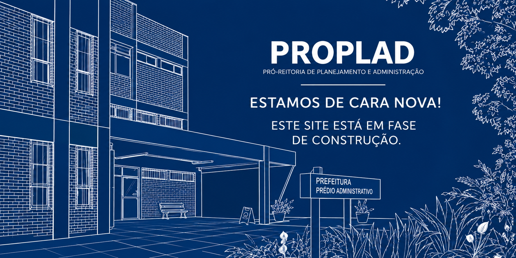 Banner site em construção PROPLAD
